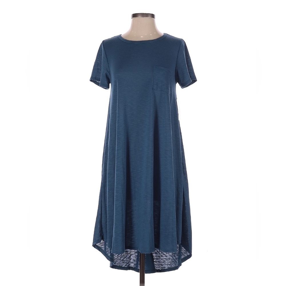 NWT LuLaRoe Comfy dress in blue XS (but could easily fit like a small)